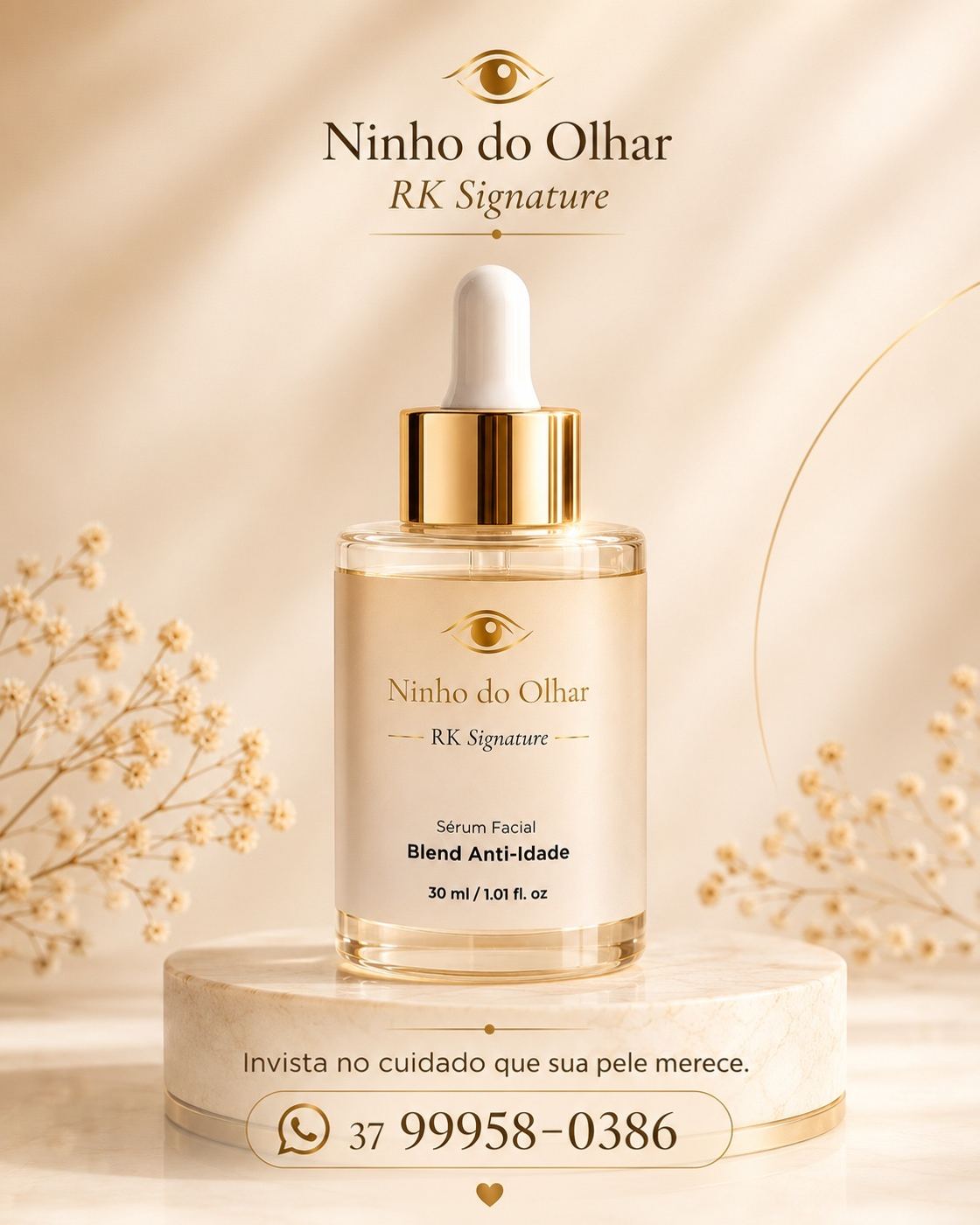 Sérum Blend Anti-Idade Ninho do Olhar