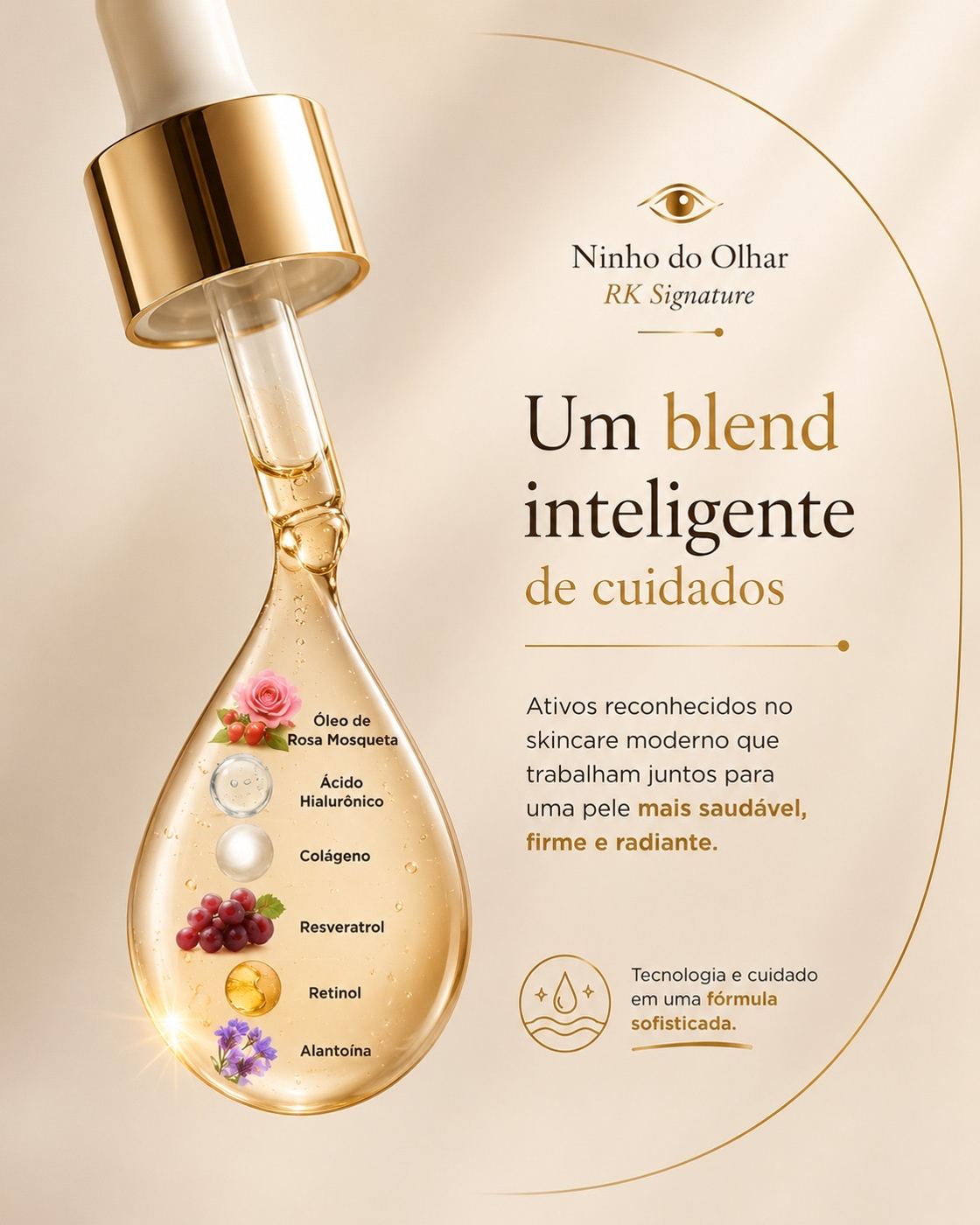 Ingredientes do Sérum Blend Anti-Idade